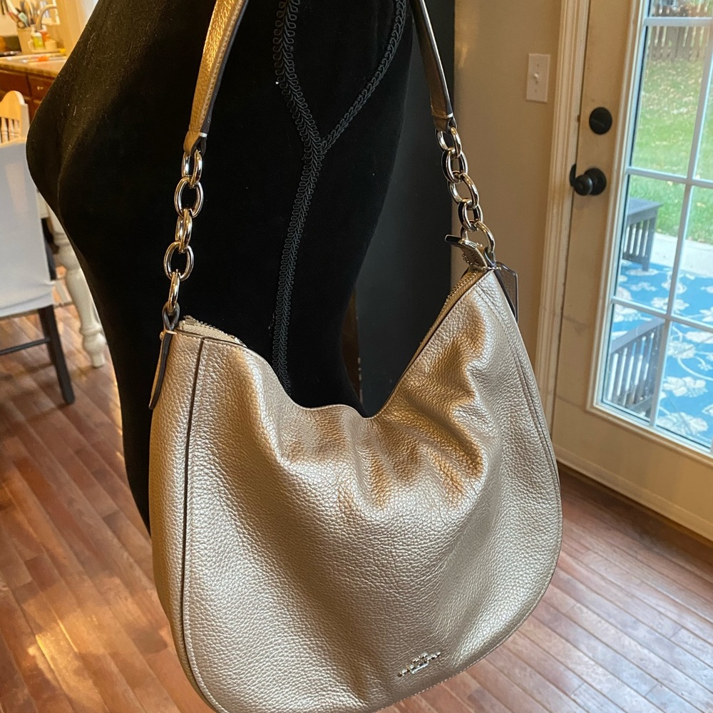 Coach Elle Hobo Leather